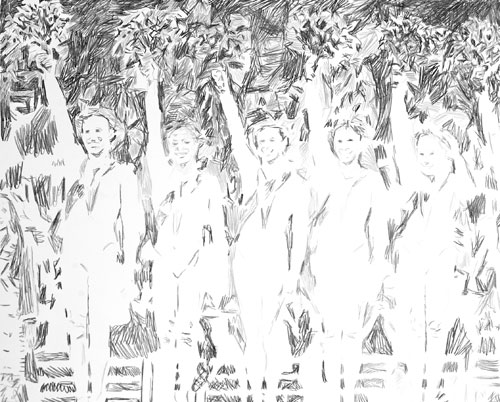 <em>Five Gymnasts , 2007</em>